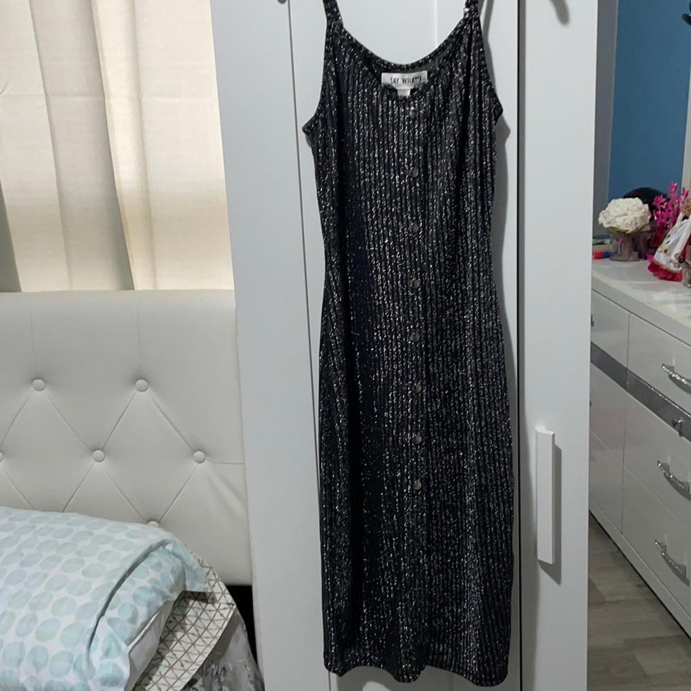 black color with silver size s